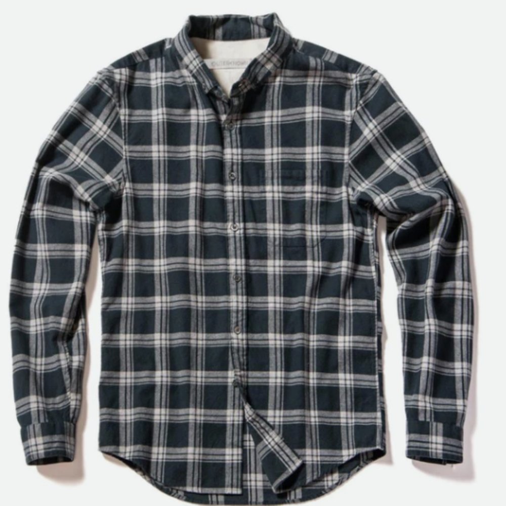 Outerknown Cascade Plaid Essential Shirt